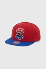 Mitchell&amp;Ness sapca Denver Nuggets culoarea rosu, modelator