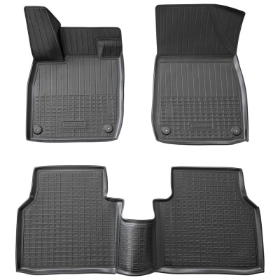 Set de 4 covorase cauciuc 3D stil tavita premium pentru VW ID.4 din 2020 foto