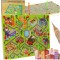 Labirint Magnetic Educațional pentru Copii, Joc Interactiv City Maze cu Bile si Markere Magnetice