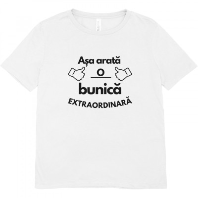 Tricou , zAsa Arata o Bunica Extraordinara, , Cadou Personalizat Emotionant foto