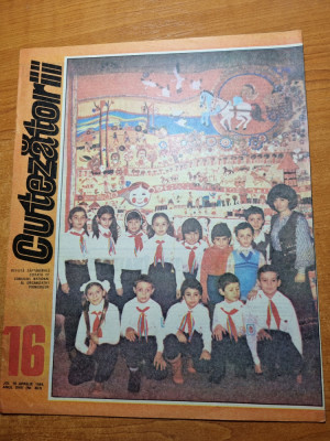 revista cutezatorii - 19 aprilie 1984 foto