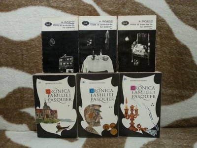 CRONICA FAMILIEI PASQUIER/AVENTURILE UNUI SALAVIN-GEORGE DUHAMEL (6 VOL) foto