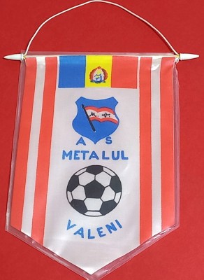 Fanion Fotbal - AS &amp;quot;METALUL&amp;quot; VALENII de MUNTE foto