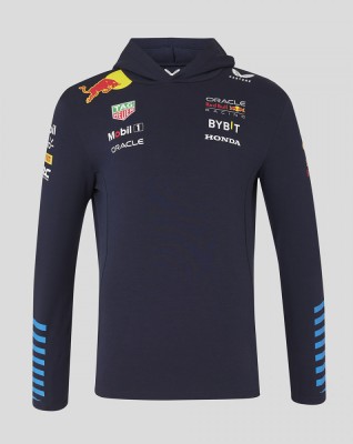 Red Bull Racing hanorac de bărbați cu glugă official navy F1 Team 2024 - S foto