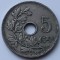 Belgia , 5 Centimes 1923