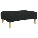 Cumpara ieftin Taburet, negru, 77x55x31 cm, material textil