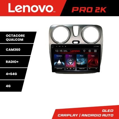 Navigatie Dacia Dokker Android radio bluetooth internet 8 core QLED 2K 4+64 360 RAM Lenovo CarStore Technology