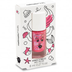 Nailmatic Kids lac de unghii pentru copii culoare Pink big glitters 8 ml