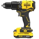 Masina de Gaurit si Insurbat cu Percutie 18V, Stanley Fatmax V20,Fara Perii, 60Nm, 2 x 2.0 Ah, Cutie Depozitare HardWork ToolsRange