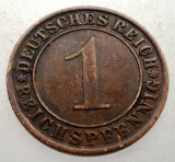 B.155 GERMANIA WEIMAR 1 REICHSPFENNIG 1931 A