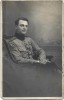 P2314N Ofițer rom&acirc;n cu sabie, Coroana Rom&acirc;niei cu spade, Crucea comemorativă cu trei barete și &icirc;nsemn de rănit, 1920, studio Oppelt