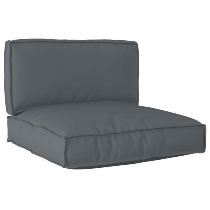 vidaXL Set de perne pentru palet 2 pcs Antracit 80 x 80 x 12 cm