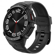 Curea Spigen Rugged Armor pentru Samsung Galaxy Watch 6 Classic (43 mm) Negru