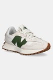 New Balance sneakers din piele 327 culoarea bej, U327WKN