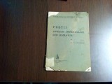 PESTII APELOR INTERIOARE DIN ROMANIA - C. S. Antonescu - 1934, 80p. (ilustratii)