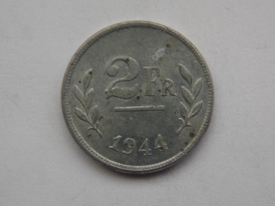 2 FRANCS 1944 BELGIA foto