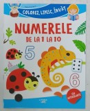 COLOREZ , LIPESC , INVAT NUMERELE DE LA 1 LA 10 de ROBERTA FANTI , CU AUTOCOLANTE , 2025