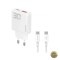 Incarcator Retea cu Cablu USB-C Dudao A30EUT 30W 3A 1 x USB-A - 1 x USB-C Alb