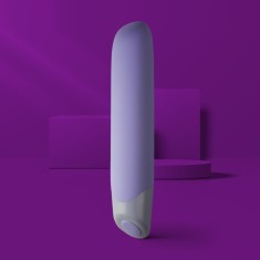 Vibe Me - Vibrator Premium Din Silicon, albastru, 16 cm