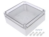 Carcasă Universală Policarbonat 125x175x75 mm Transparentă