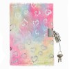 Carnet Notițe A6, Fancy, Copertă Imitatie Blană, Lacăt Metalic, Multicolor, 80 File, Oem
