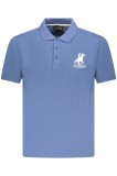 U.S. Grand POLO Tricou polo barbati cu logo brodat, din bumbac, Regular fit, albastru, S
