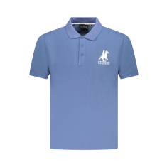 U.S. Grand POLO Tricou polo barbati cu logo brodat, din bumbac, Regular fit, albastru, S