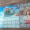 Lot 3 calendare de perete, imagini 3D cu Isus, Maica Maria si peisaj, 2015 - 17
