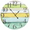 Ceas de perete, multicolor, 60 cm, MDF
