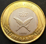 Cumpara ieftin Moneda exotica bimetal 100 TENGE - KAZAHSTAN, anul 2020 *cod 925 = Aqyl Bilim, Asia