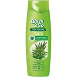 Sampon Wash&amp;Go pentru par gras cu extract de ierburi, 360 ml