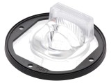 Lentilă LED Rotundă din Silicon Transparent Neagră