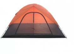 Cort camping 4 persoane poliester 360 x 240 x 180 cm foto