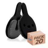 Cumpara ieftin Set plăcuțe de fr&acirc;nă CT-011-R rășină rotundă cu știft - Pret Set 2buc (Poza este de la pachetul complet)