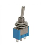 Comutator cu brat 1 circuit 3A 250V ON-OFF-ON cu retinere, Oem