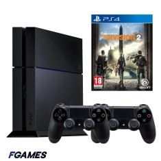 Consola Sony Playstation 4 Ps4 500gb + Doua Controllere + Tom Clancy&amp;#x2019;s The Division 2 PlayStation 4, Second-Hand