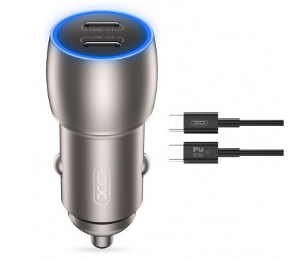 Incarcator Auto PD 40w cu Cablu Type C XO cc51
