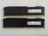 Kit Memorii RAM Kingston HyperX Fury Black 16GB (2x8GB) DDR3 1866MHz CL10 DIMM HX318C10FBK2/16