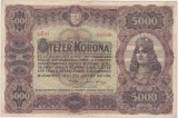 UNGARIA 5000 korona 1920 aVF
