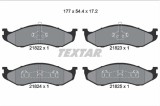 Set placute frana TEXTAR 2182202