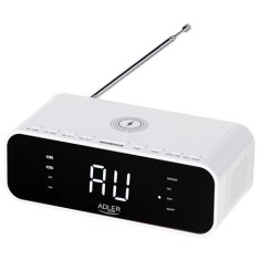 RADIO CU CEAS INCARCARE WIRELESS AD 1192 ALB ADLER AD1192W