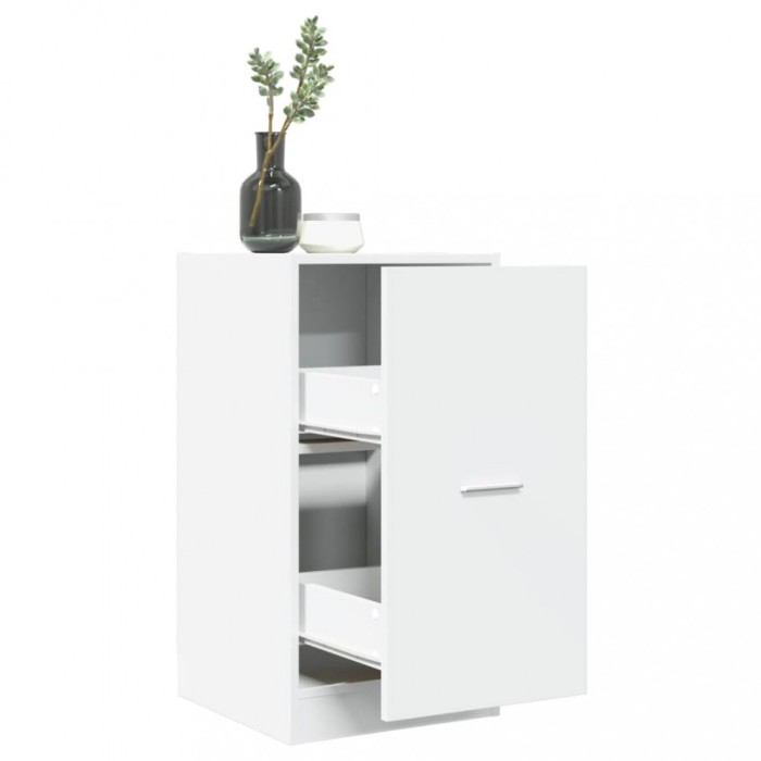 Gossi dulap de farmacie, alb, 40x41x77,5 cm, lemn prelucrat