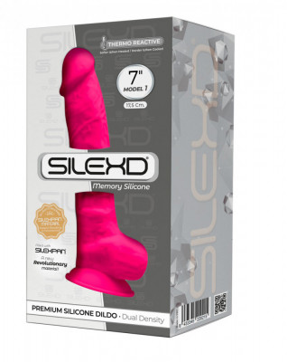 Dildo Premium Silexd Pink, 17,5cm foto