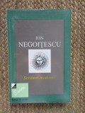 Ion Negoitescu - Scriitori Moderni, Editura Eminescu, Critica Literara, Limba Romana, Colectia Eseuri