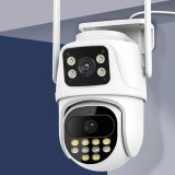 Camera de Supraveghere WIFI PTZ , TSS-P09, cu 2 Lentile , 3MP/3MP Full HD