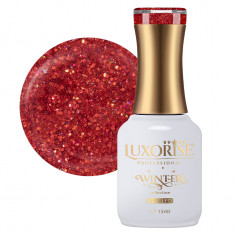 Oja Semipermanenta Winter Collection LUXORISE, Fortune Red 15ml