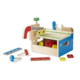 Banc de lucru de jucarie cu fierastrau si ciocan, Melissa &amp; Doug