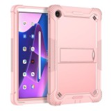 Husa pentru Lenovo Tab M10 Plus 3rd Gen (TB-125F/TB-128F) + Folie - Techsuit Rugged TabShell - Rose Gold