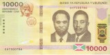 Bancnota Burundi 10.000 Franci 2018 - P54 UNC ( vezi descriere )