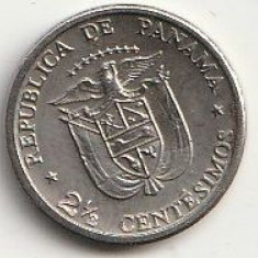 Moneda 2 1/2 centesimos 1973 - Panama, FAO